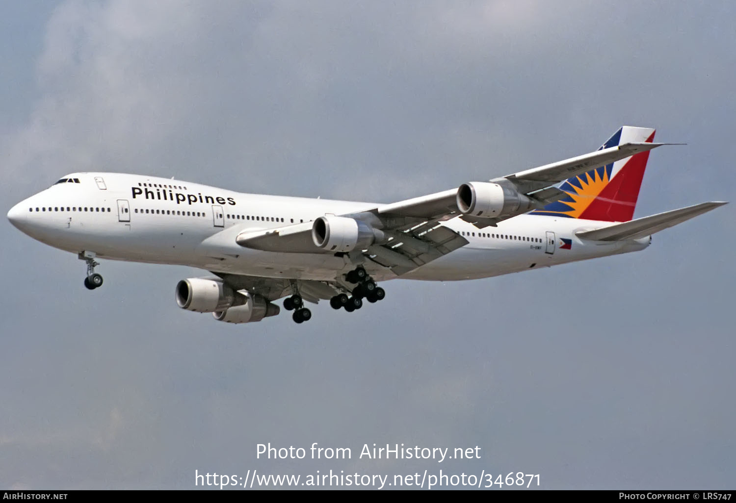 Aircraft Photo of EI-BWF | Boeing 747-283BM | Philippine Airlines | AirHistory.net #346871