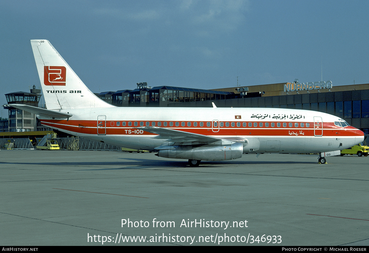 Aircraft Photo of TS-IOD | Boeing 737-2H3C/Adv | Tunisair | AirHistory.net #346933