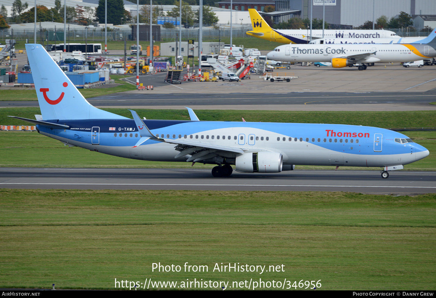 Aircraft Photo of G-TAWJ | Boeing 737-8K5 | Thomson Airways | AirHistory.net #346956