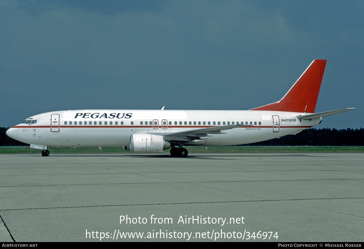 Aircraft Photo of N402KW | Boeing 737-4Q8 | Pegasus Airlines | AirHistory.net #346974