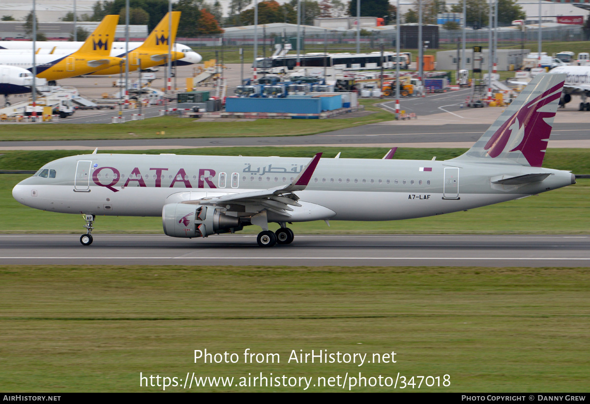 Aircraft Photo of A7-LAF | Airbus A320-214 | Qatar Airways | AirHistory.net #347018