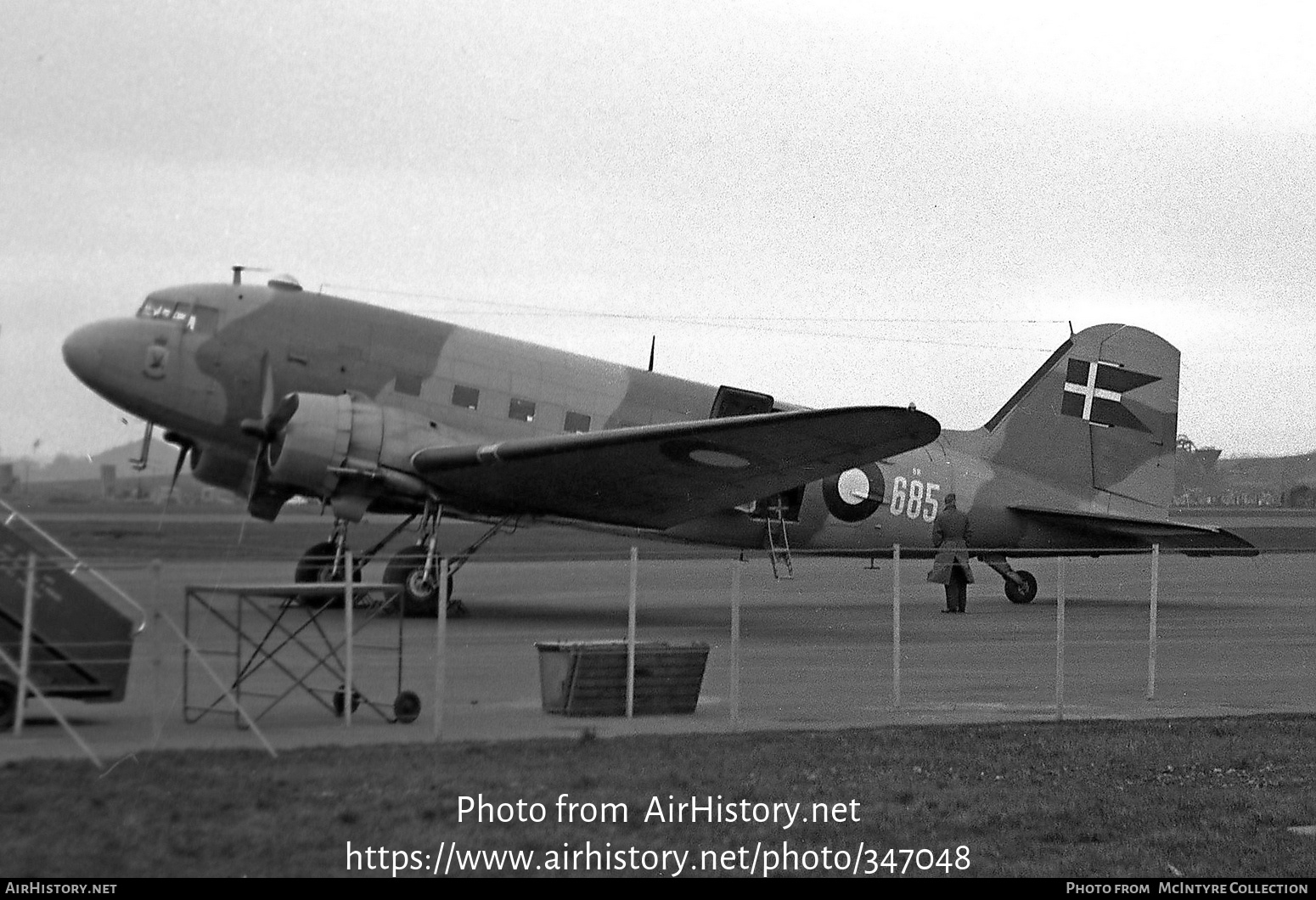 Aircraft Photo of K-685 | Douglas C-47A Skytrain | Denmark - Air Force | AirHistory.net #347048