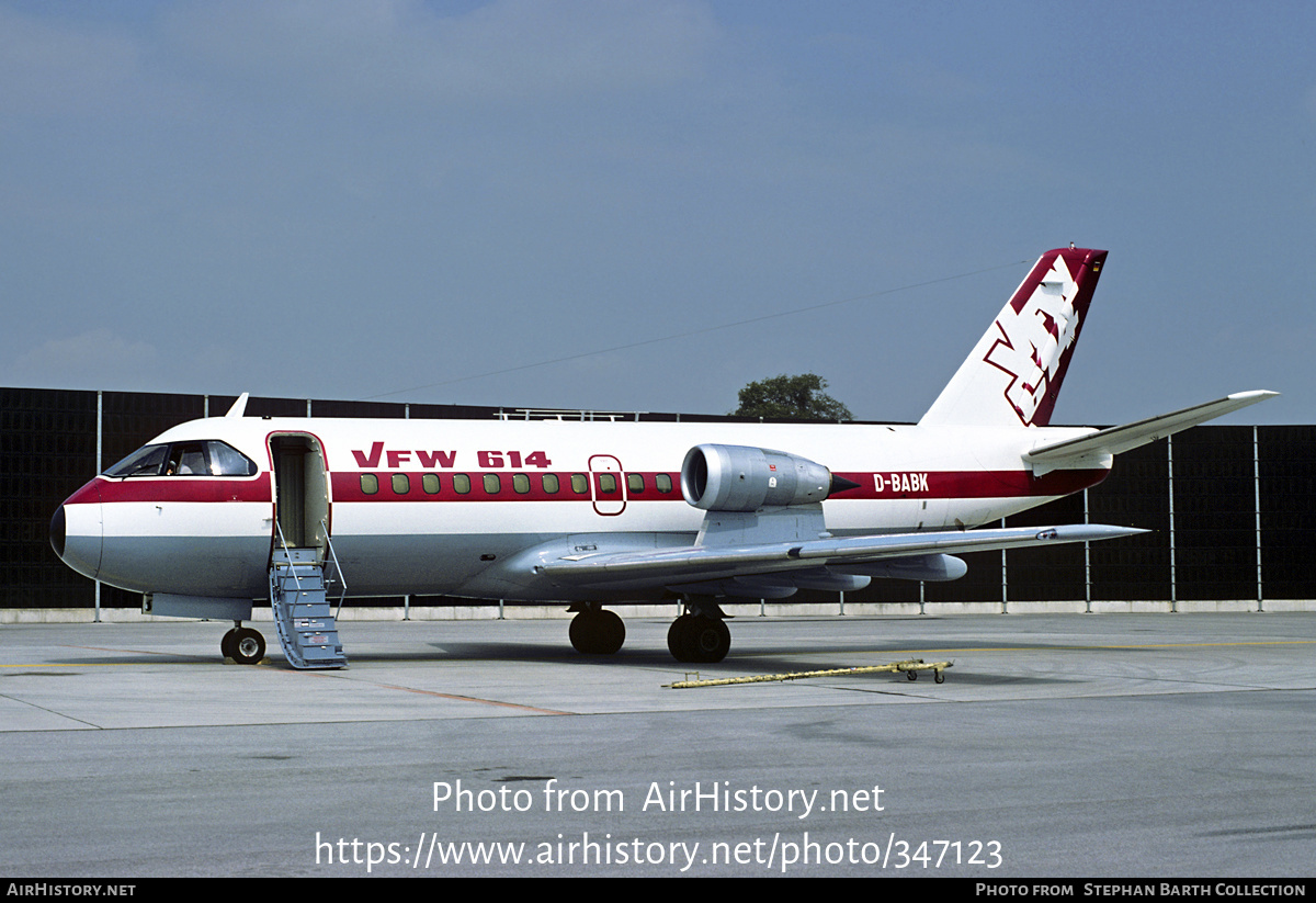 Aircraft Photo of D-BABK | VFW-Fokker VFW-614 | VFW-Fokker | AirHistory.net #347123