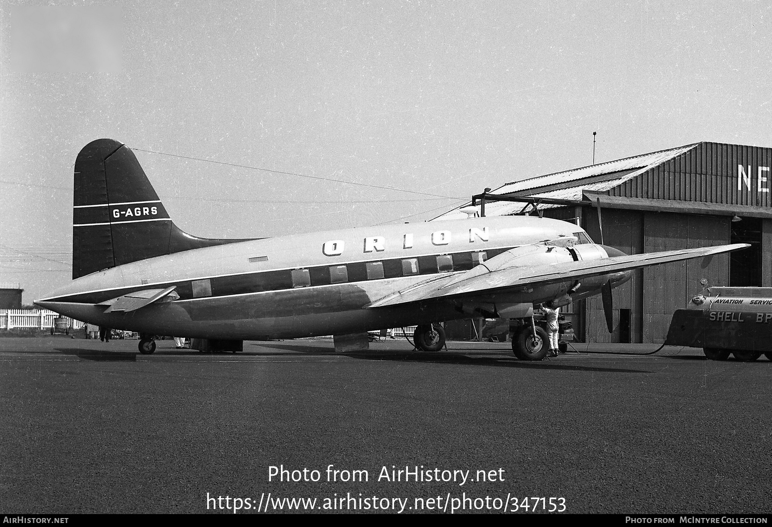 Aircraft Photo of G-AGRS | Vickers 498 Viking 1A | Orion Airways | AirHistory.net #347153