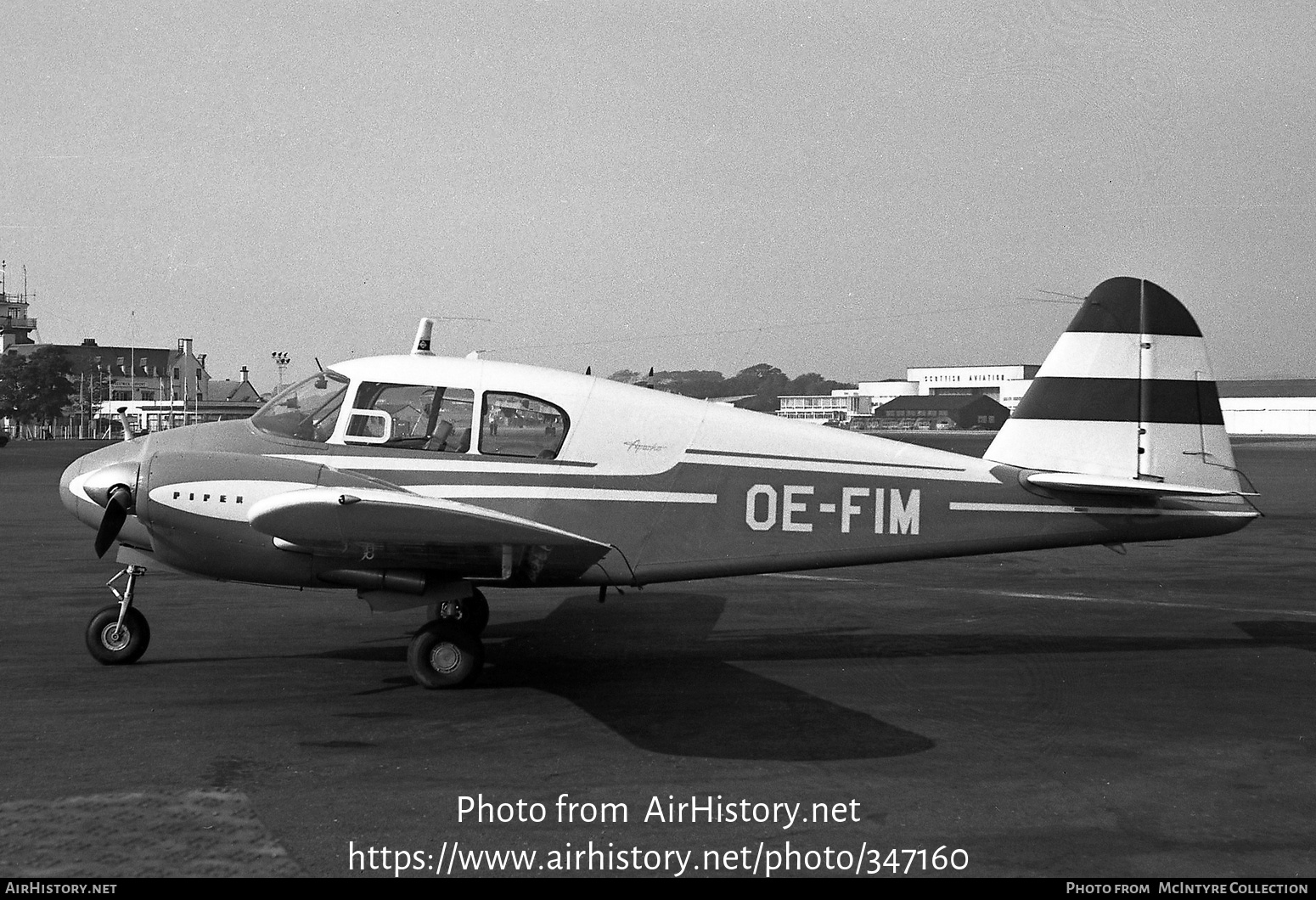 Aircraft Photo of OE-FIM | Piper PA-23-160 Apache E | AirHistory.net #347160