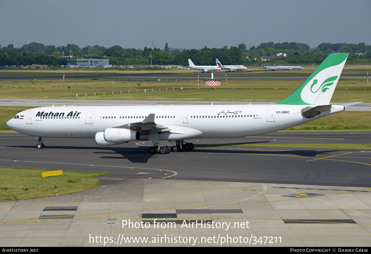 Aircraft Photo of EP-MMC | Airbus A340-313X | Mahan Air | AirHistory.net #347211