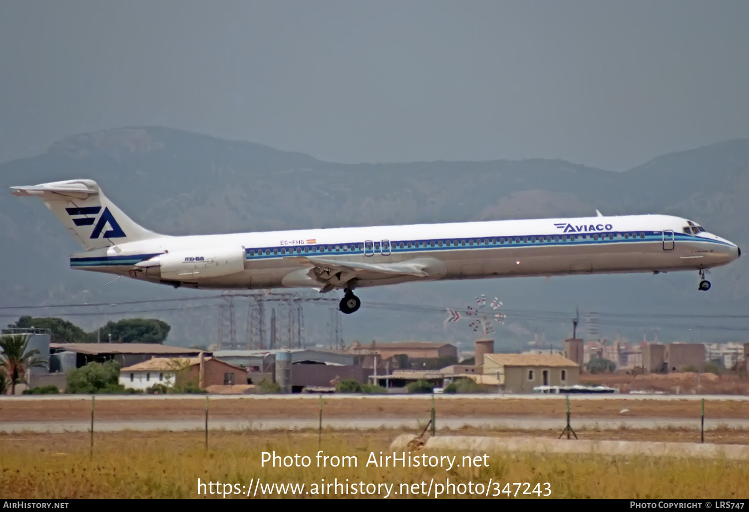 Aircraft Photo of EC-FHG | McDonnell Douglas MD-88 | Aviaco | AirHistory.net #347243