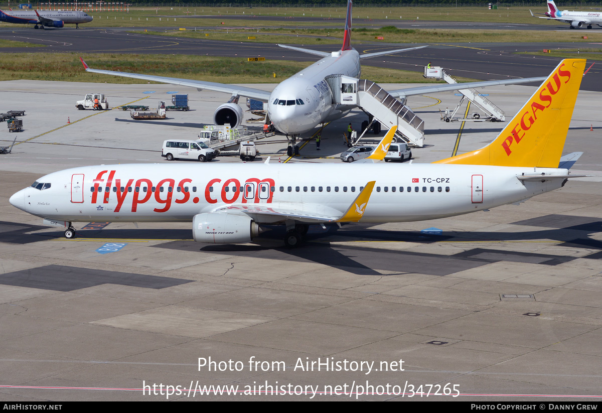 Aircraft Photo of TC-CPZ | Boeing 737-8H6 | Pegasus Airlines | AirHistory.net #347265