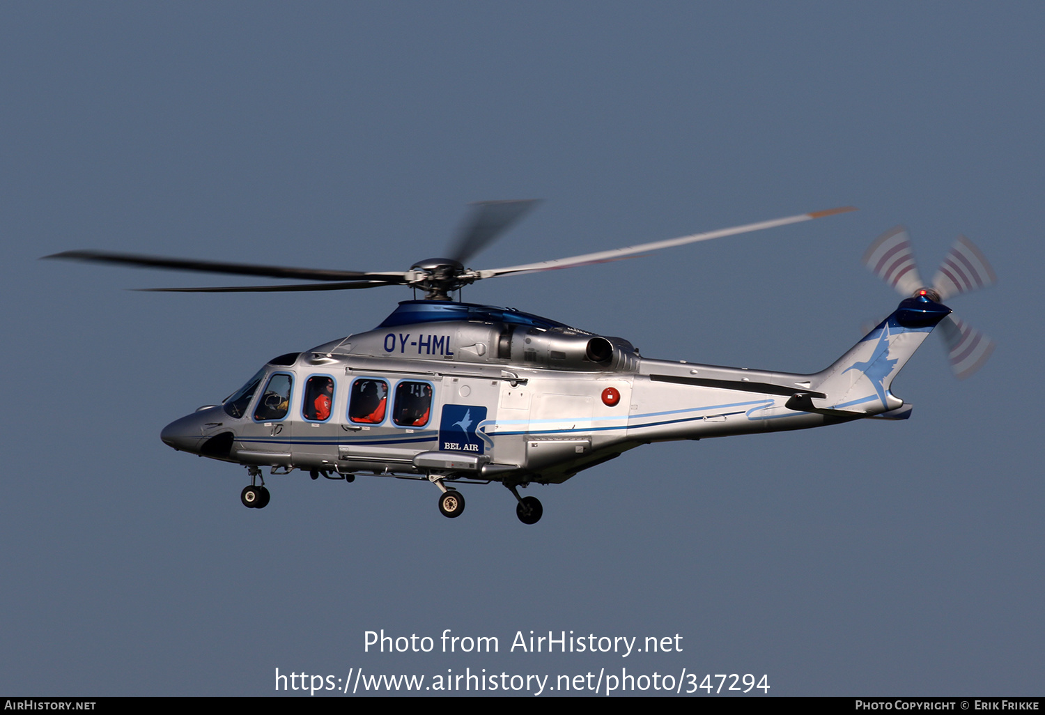 Aircraft Photo of OY-HML | AgustaWestland AW-139 | Bel Air | AirHistory.net #347294