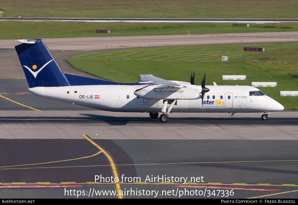 Aircraft Photo of OE-LIE | Bombardier DHC-8-315Q Dash 8 | InterSky | AirHistory.net #347336