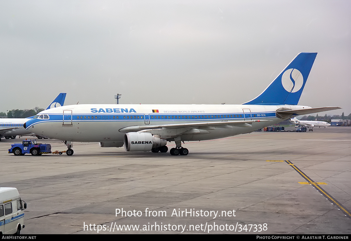 Aircraft Photo of OO-SCA | Airbus A310-222 | Sabena | AirHistory.net #347338