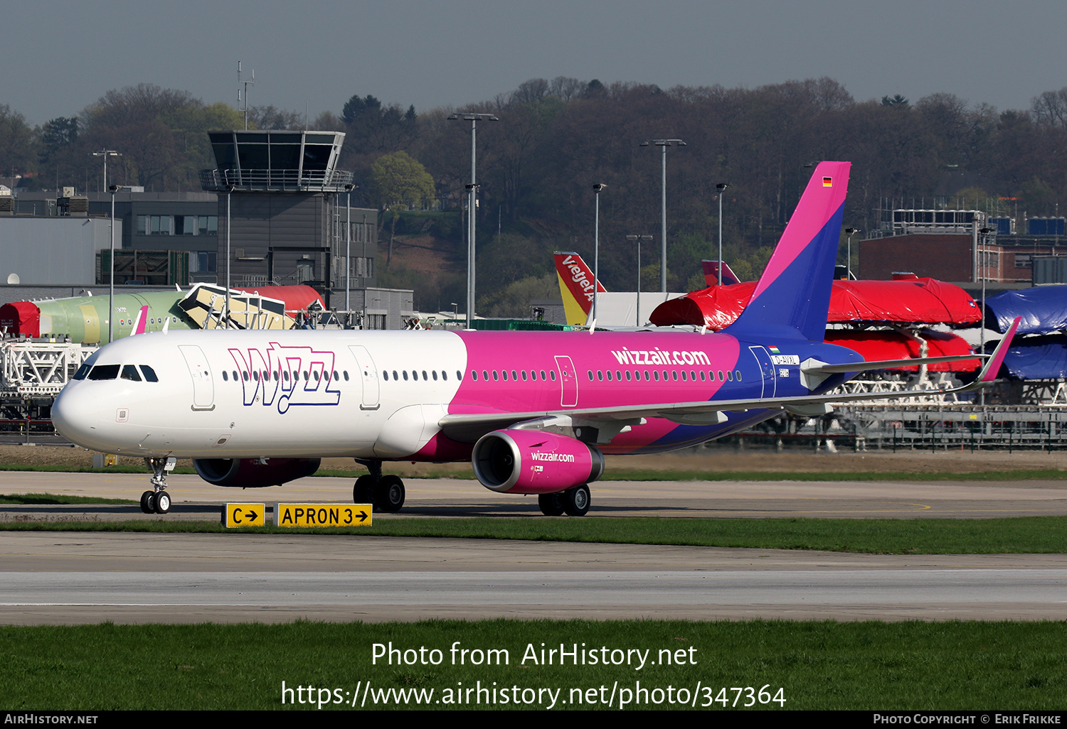 Aircraft Photo of D-AVXL | Airbus A321-231 | Wizz Air | AirHistory.net #347364