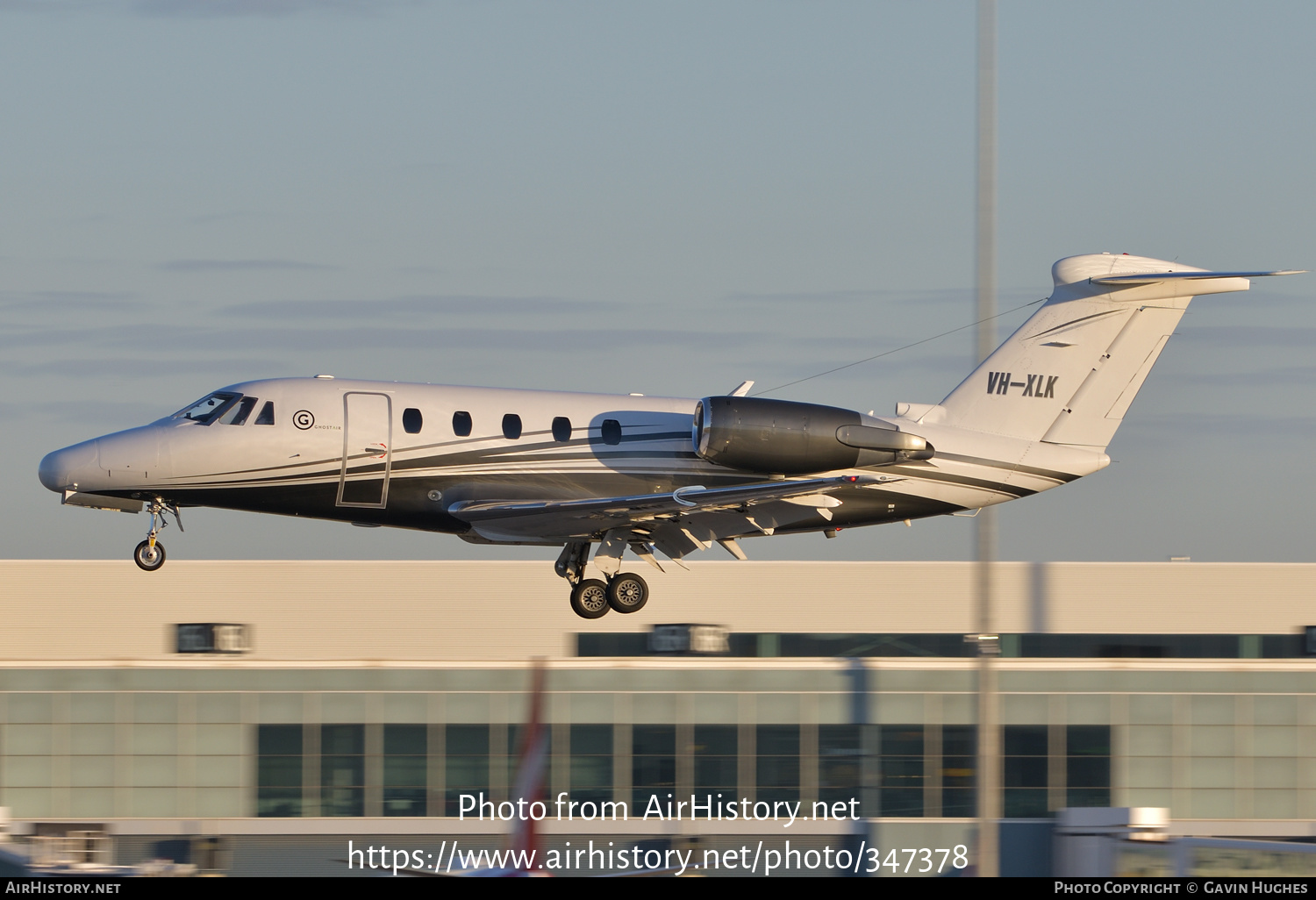 Aircraft Photo of VH-XLK | Cessna 650 Citation III | Ghostair | AirHistory.net #347378