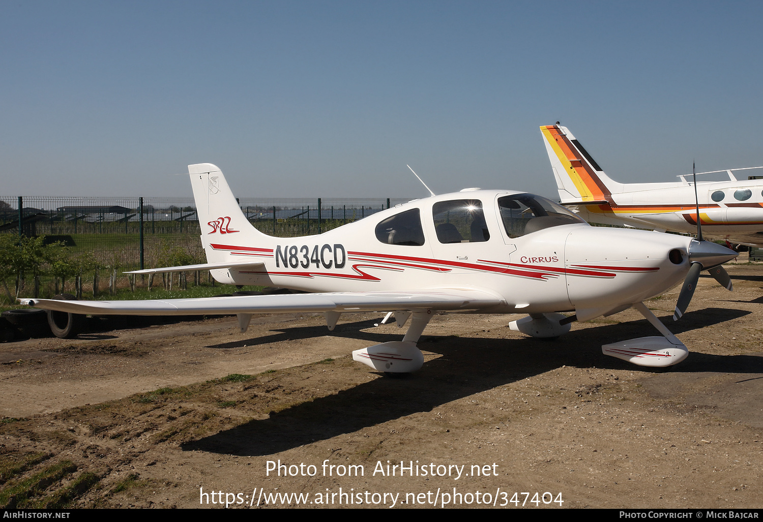 Aircraft Photo of N834CD | Cirrus SR-22 G1 | AirHistory.net #347404