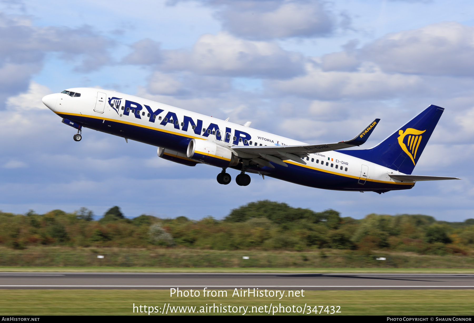 Aircraft Photo of EI-DHR | Boeing 737-8AS | Ryanair | AirHistory.net #347432