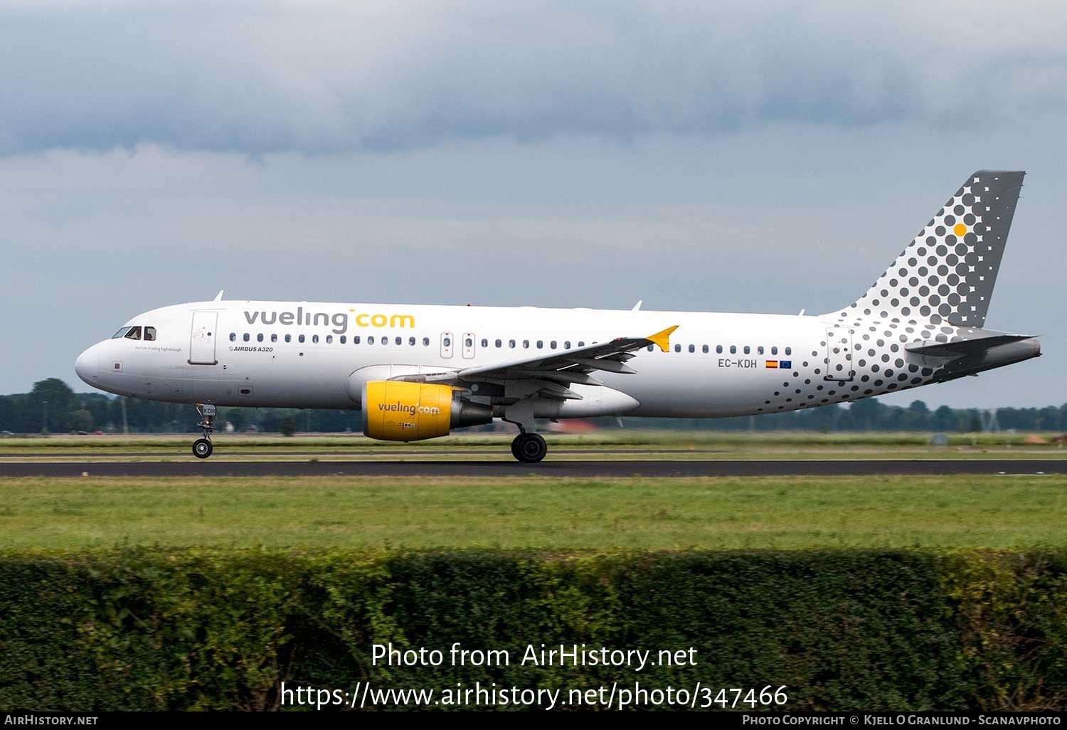 Aircraft Photo of EC-KDH | Airbus A320-214 | Vueling Airlines | AirHistory.net #347466