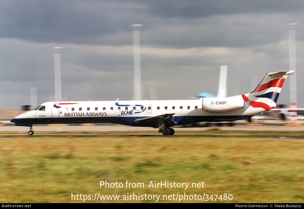 Aircraft Photo of G-EMBP | Embraer ERJ-145EU (EMB-145EU) | British Airways | AirHistory.net #347480