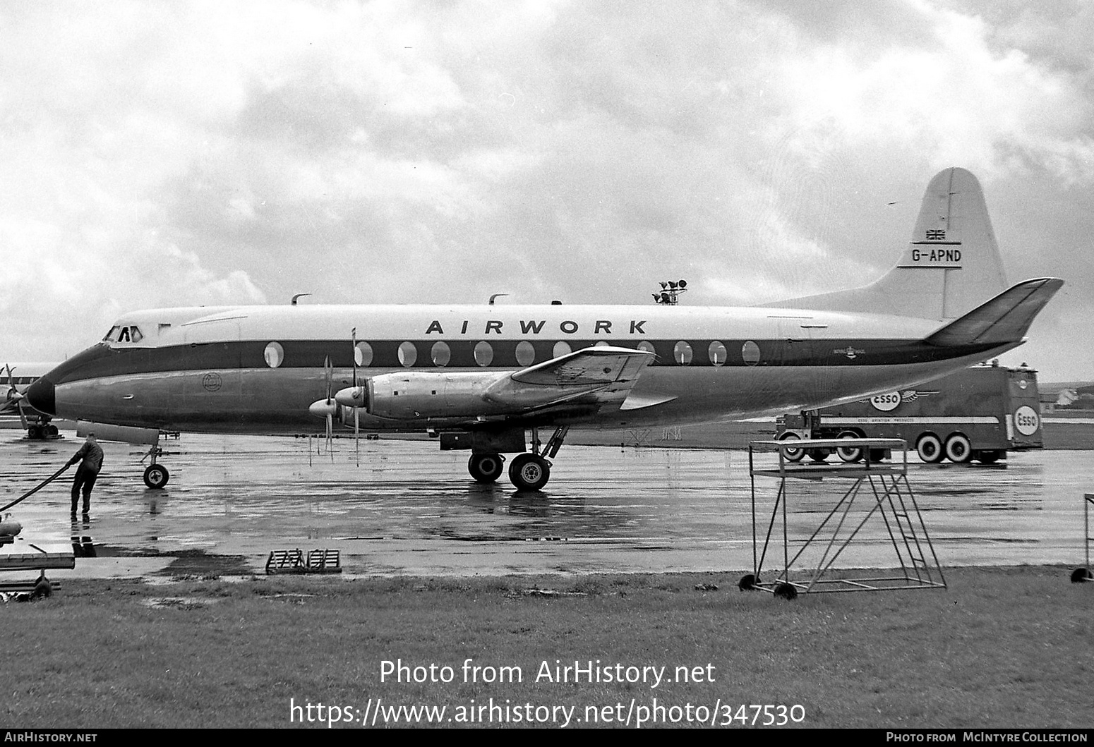 Aircraft Photo of G-APND | Vickers 831 Viscount | Airwork | AirHistory.net #347530