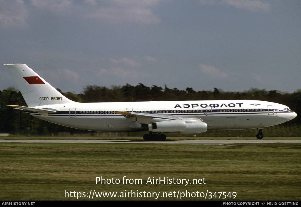 Aircraft Photo of CCCP-86087 | Ilyushin Il-86 | Aeroflot | AirHistory.net #347549