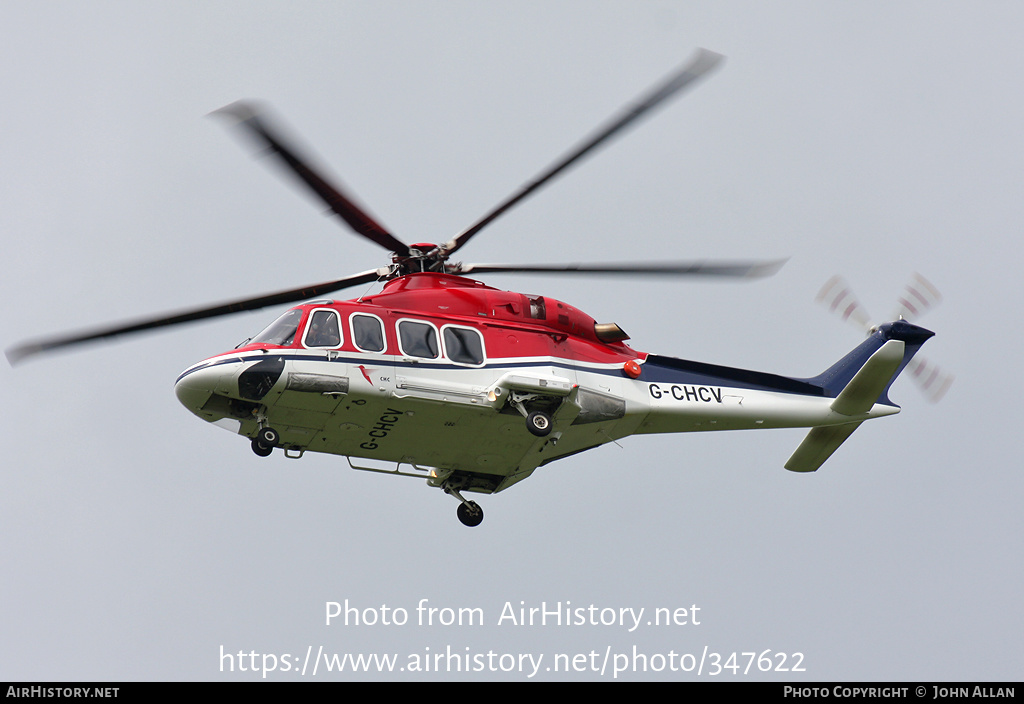 Aircraft Photo of G-CHCV | AgustaWestland AW-139 | CHC Helicopters | AirHistory.net #347622