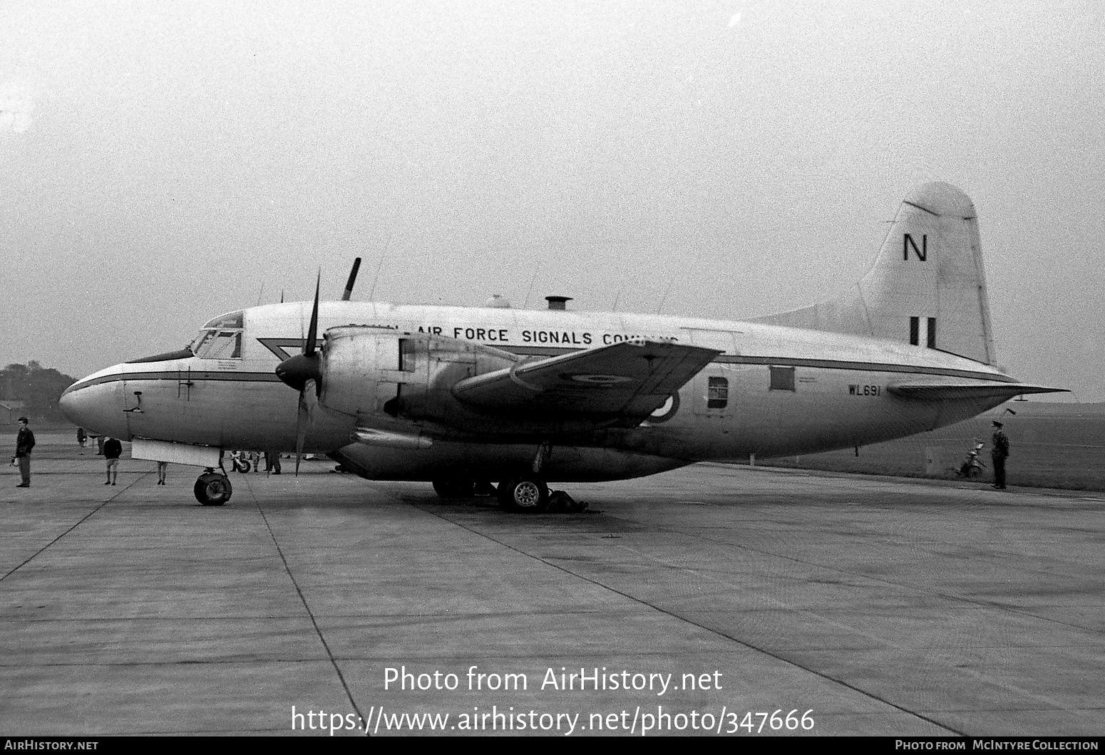 Aircraft Photo of WL691 | Vickers 668 Varsity T.1 | UK - Air Force | AirHistory.net #347666