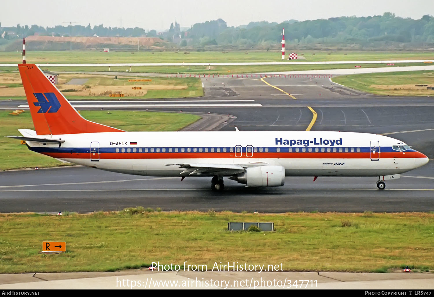 Aircraft Photo of D-AHLK | Boeing 737-4K5 | Hapag-Lloyd | AirHistory.net #347711