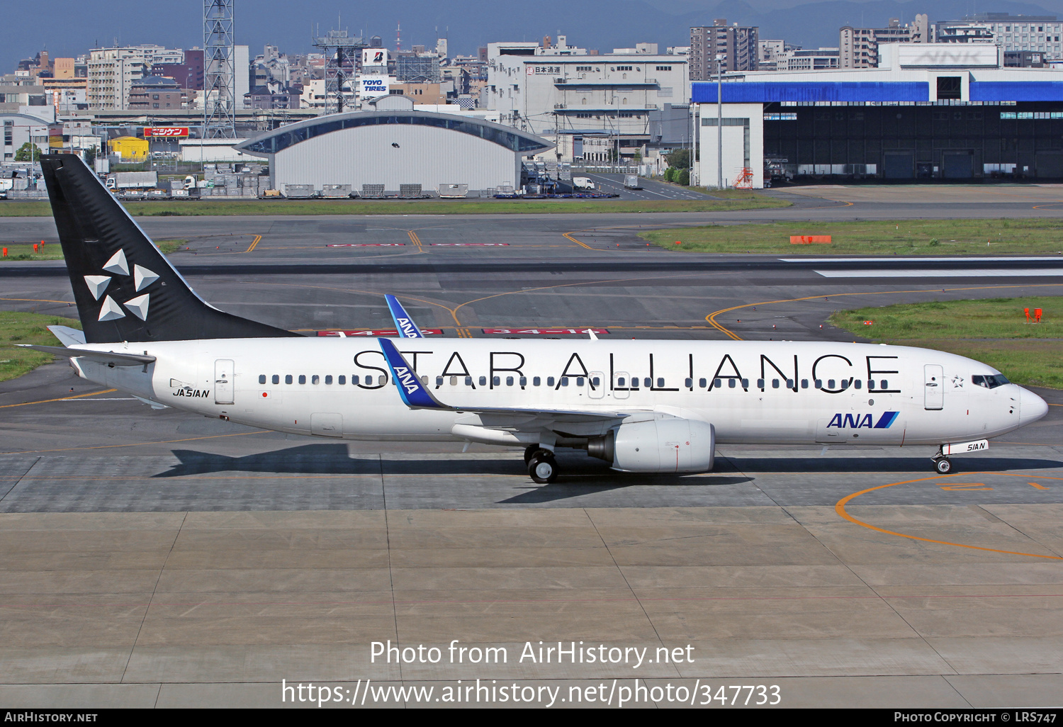 Aircraft Photo of JA51AN | Boeing 737-881 | All Nippon Airways - ANA | AirHistory.net #347733