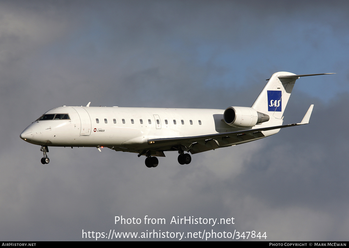 Aircraft Photo of EC-JOD | Bombardier CRJ-200ER (CL-600-2B19) | Scandinavian Airlines - SAS | AirHistory.net #347844