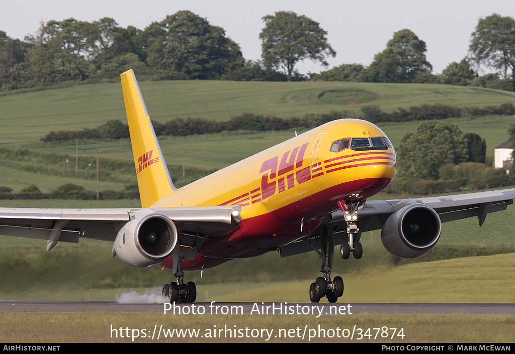 Aircraft Photo of G-BIKI | Boeing 757-236/SF | DHL International | AirHistory.net #347874