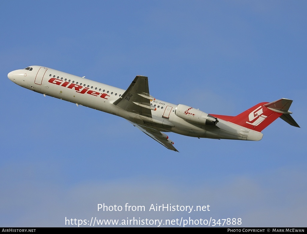 Aircraft Photo of EC-IVO | Fokker 100 (F28-0100) | GIRjet | AirHistory.net #347888