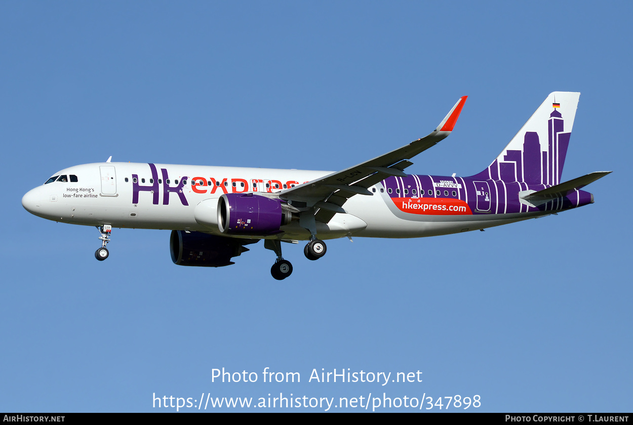 Aircraft Photo of D-AVVV | Airbus A320-271N | HK Express - Hong Kong Express | AirHistory.net #347898