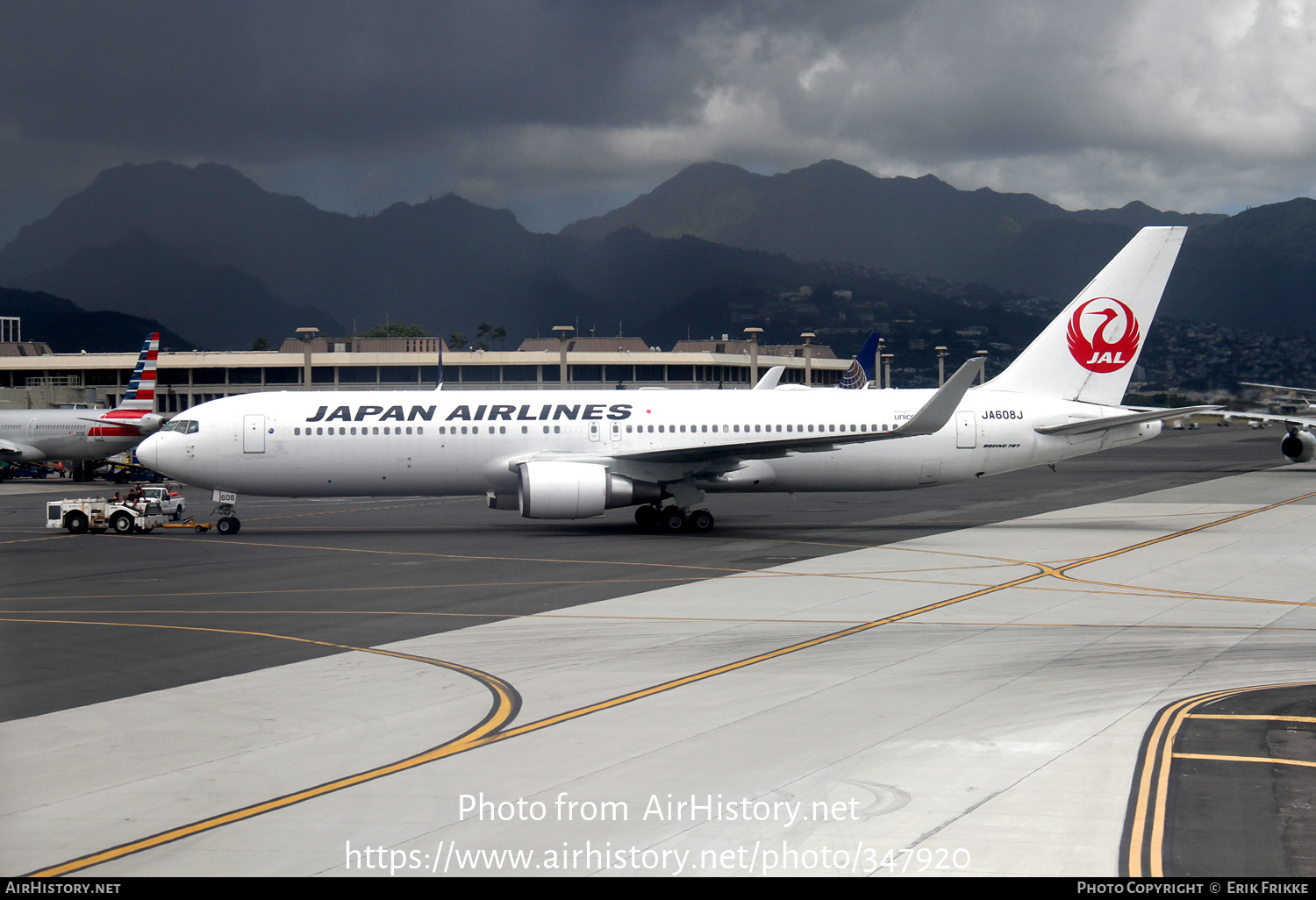 Aircraft Photo of JA608J | Boeing 767-346/ER | Japan Airlines - JAL | AirHistory.net #347920