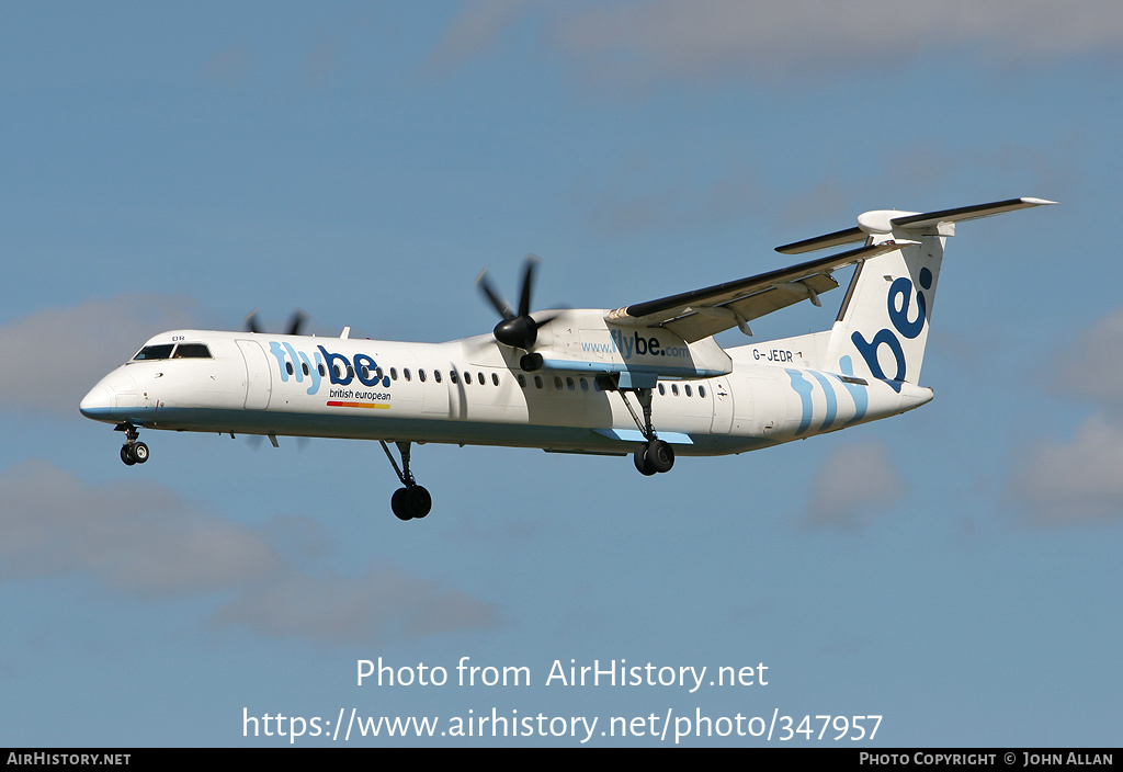 Aircraft Photo of G-JEDR | Bombardier DHC-8-402 Dash 8 | Flybe - British European | AirHistory.net #347957