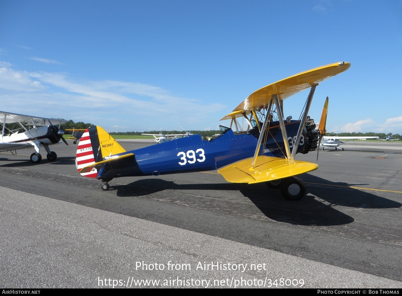 Aircraft Photo of N63991 | Boeing N2S-4 Kaydet (A75N1) | USA - Air Force | AirHistory.net #348009