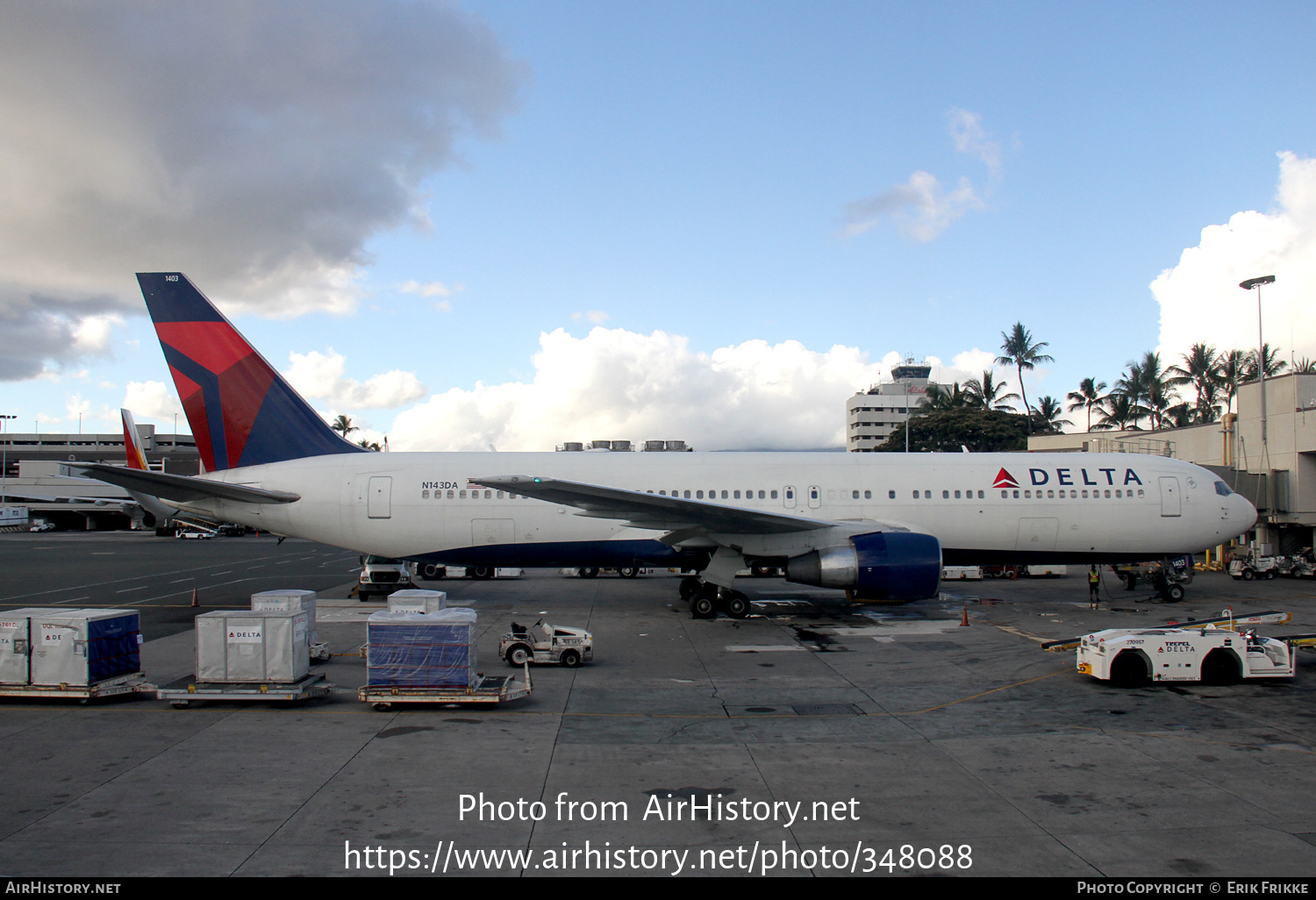 Aircraft Photo of N143DA | Boeing 767-332 | Delta Air Lines | AirHistory.net #348088