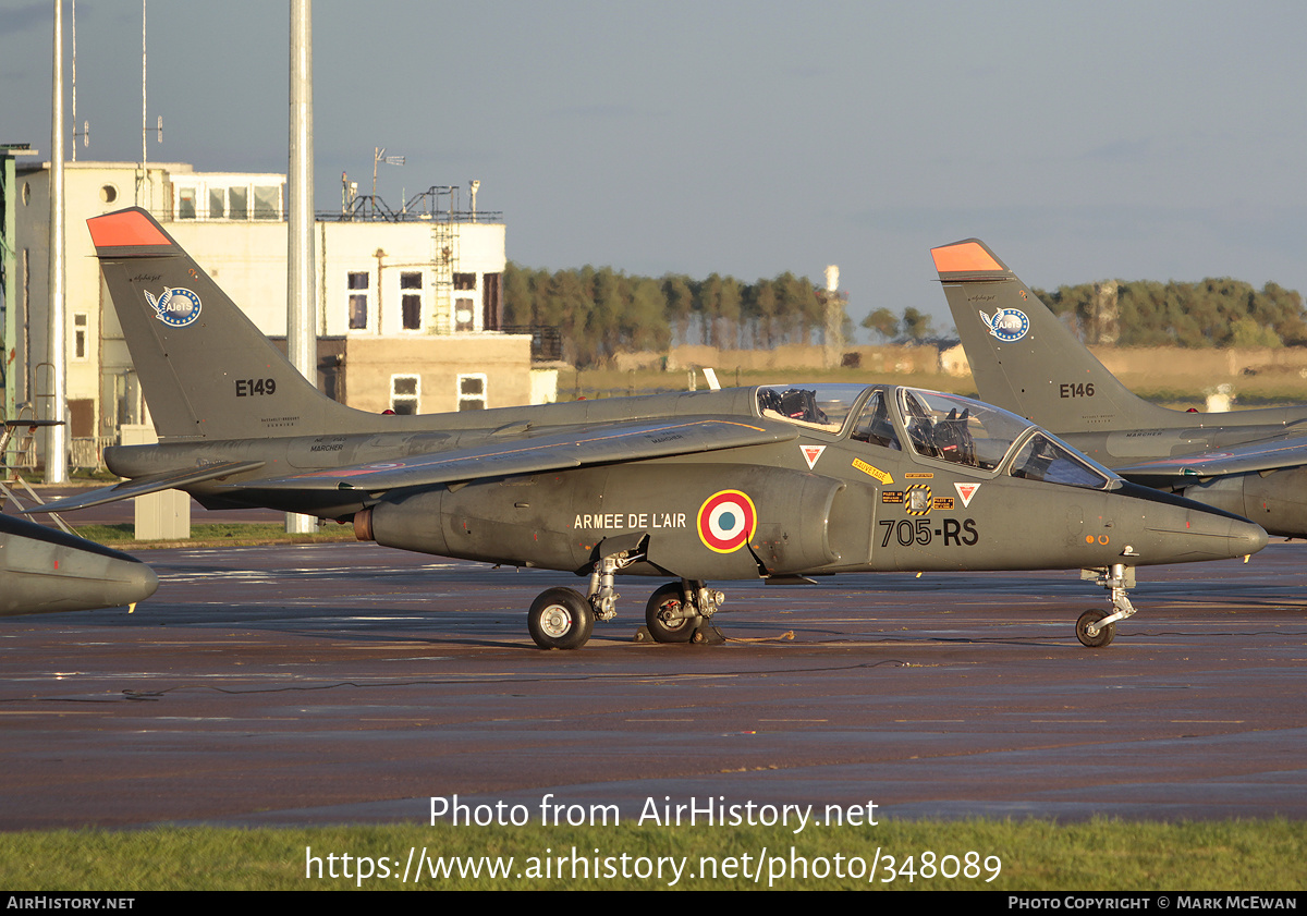 Aircraft Photo of E149 | Dassault-Dornier Alpha Jet E | France - Air Force | AirHistory.net #348089
