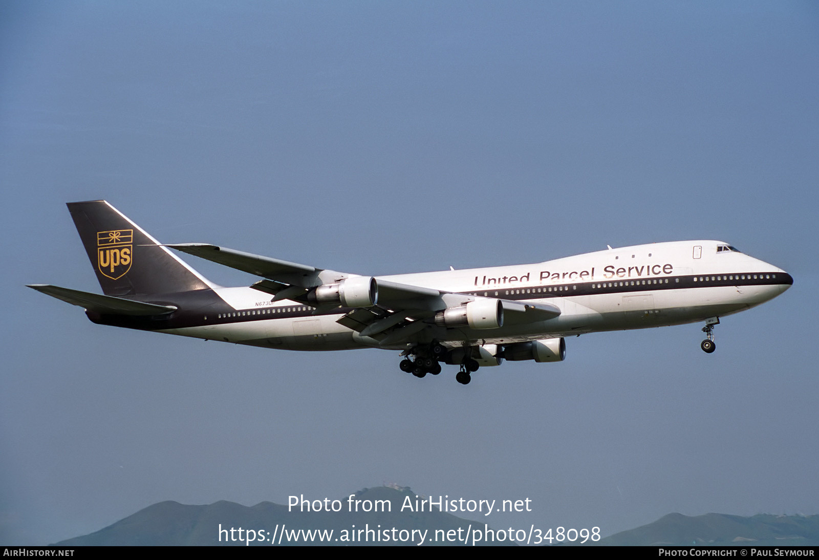 Aircraft Photo of N673UP | Boeing 747-123(SF) | United Parcel Service - UPS | AirHistory.net #348098