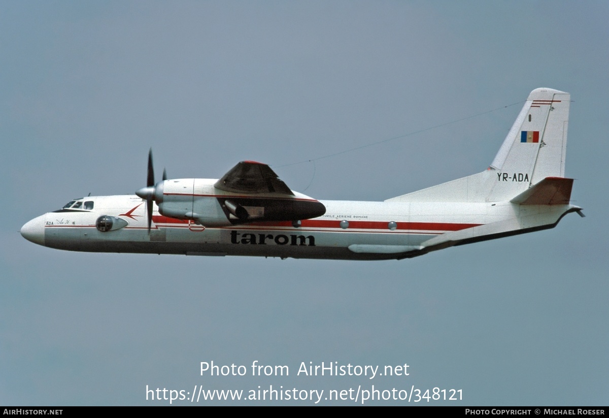 Aircraft Photo of YR-ADA | Antonov An-26 | TAROM - Transporturile Aeriene Române | AirHistory.net #348121