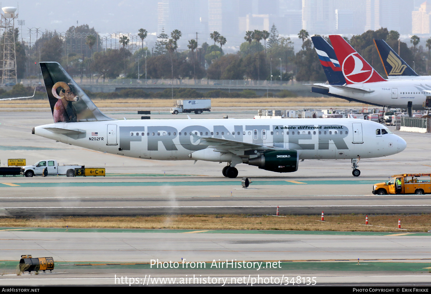 Aircraft Photo of N202FR | Airbus A320-214 | Frontier Airlines | AirHistory.net #348135