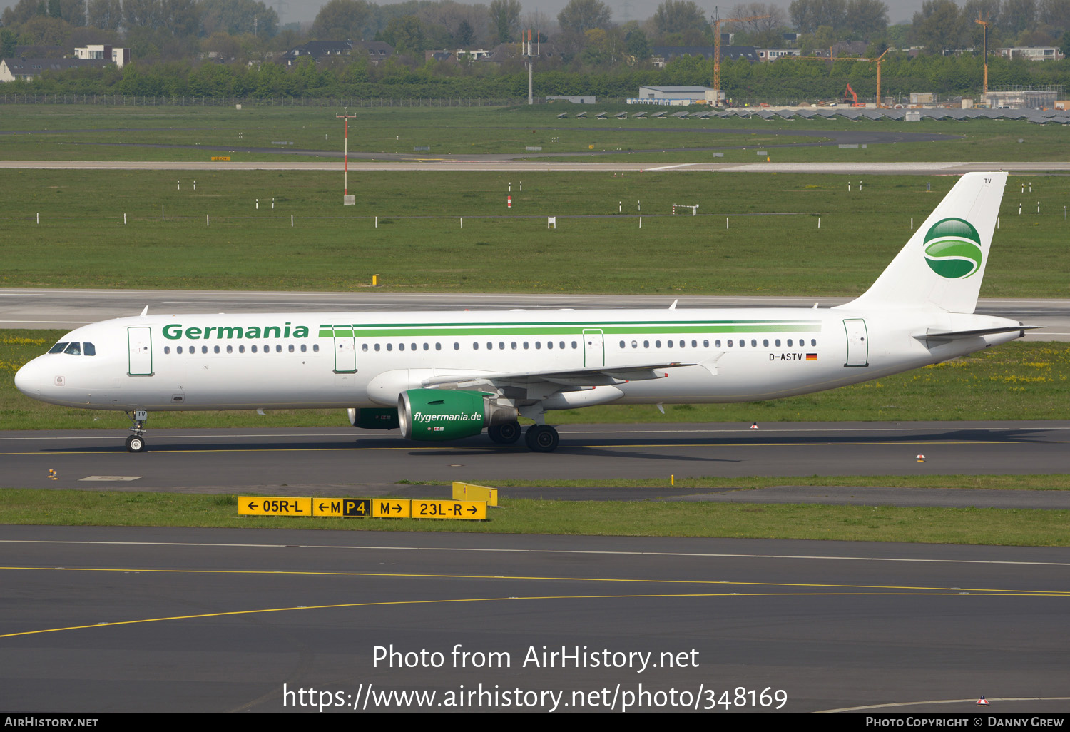 Aircraft Photo of D-ASTV | Airbus A321-211 | Germania | AirHistory.net #348169