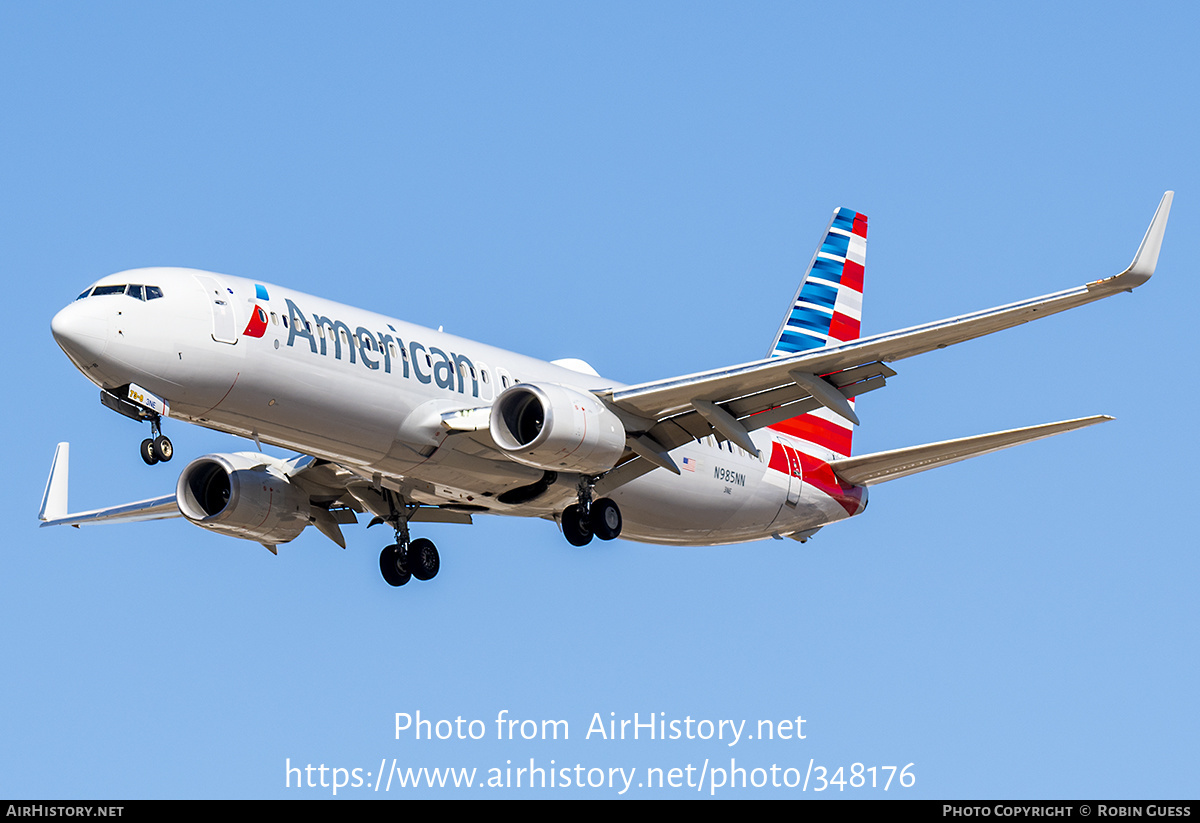 Aircraft Photo of N985NN | Boeing 737-823 | American Airlines | AirHistory.net #348176