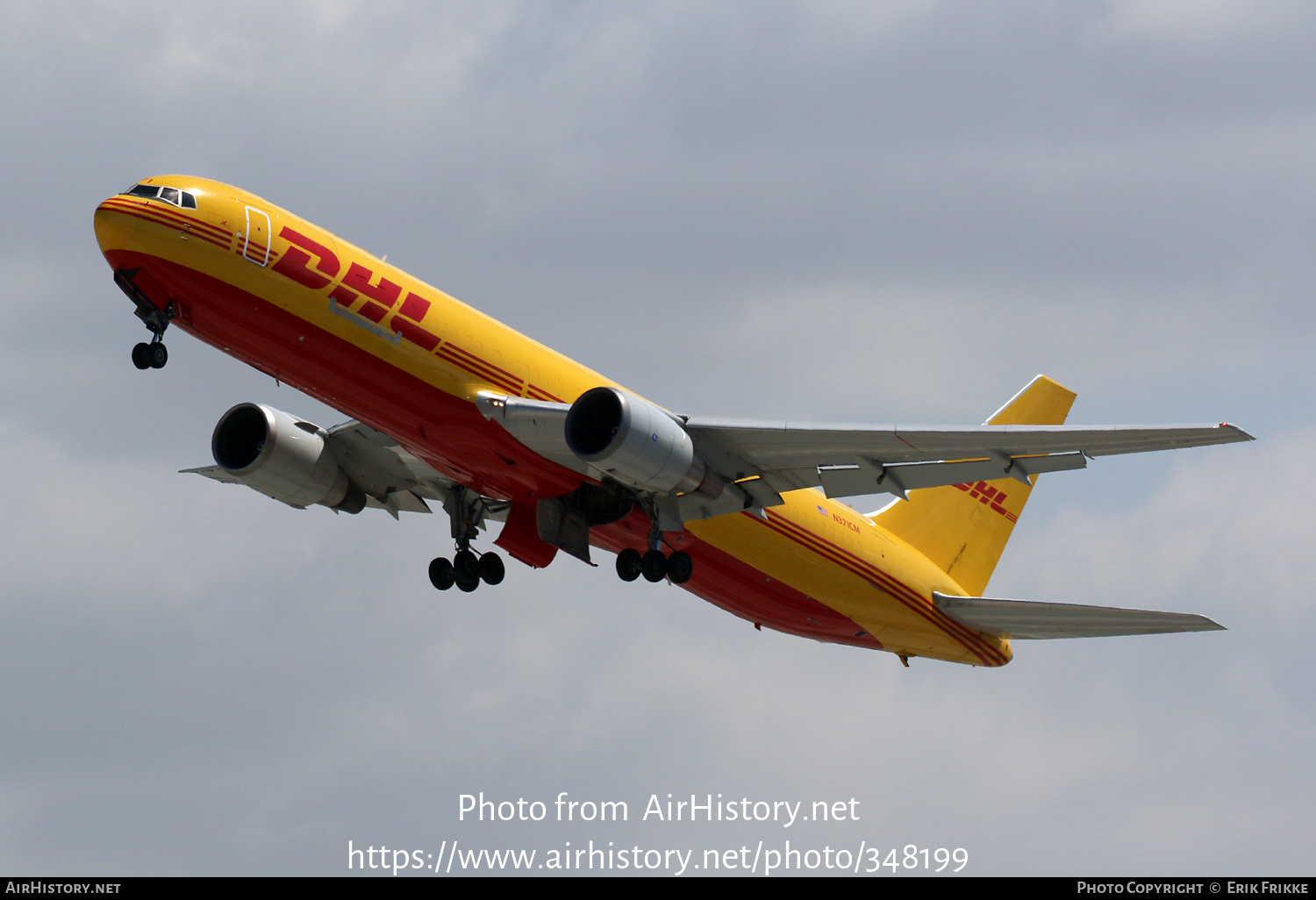 Aircraft Photo of N371CM | Boeing 767-338/ER(BDSF) | DHL International | AirHistory.net #348199