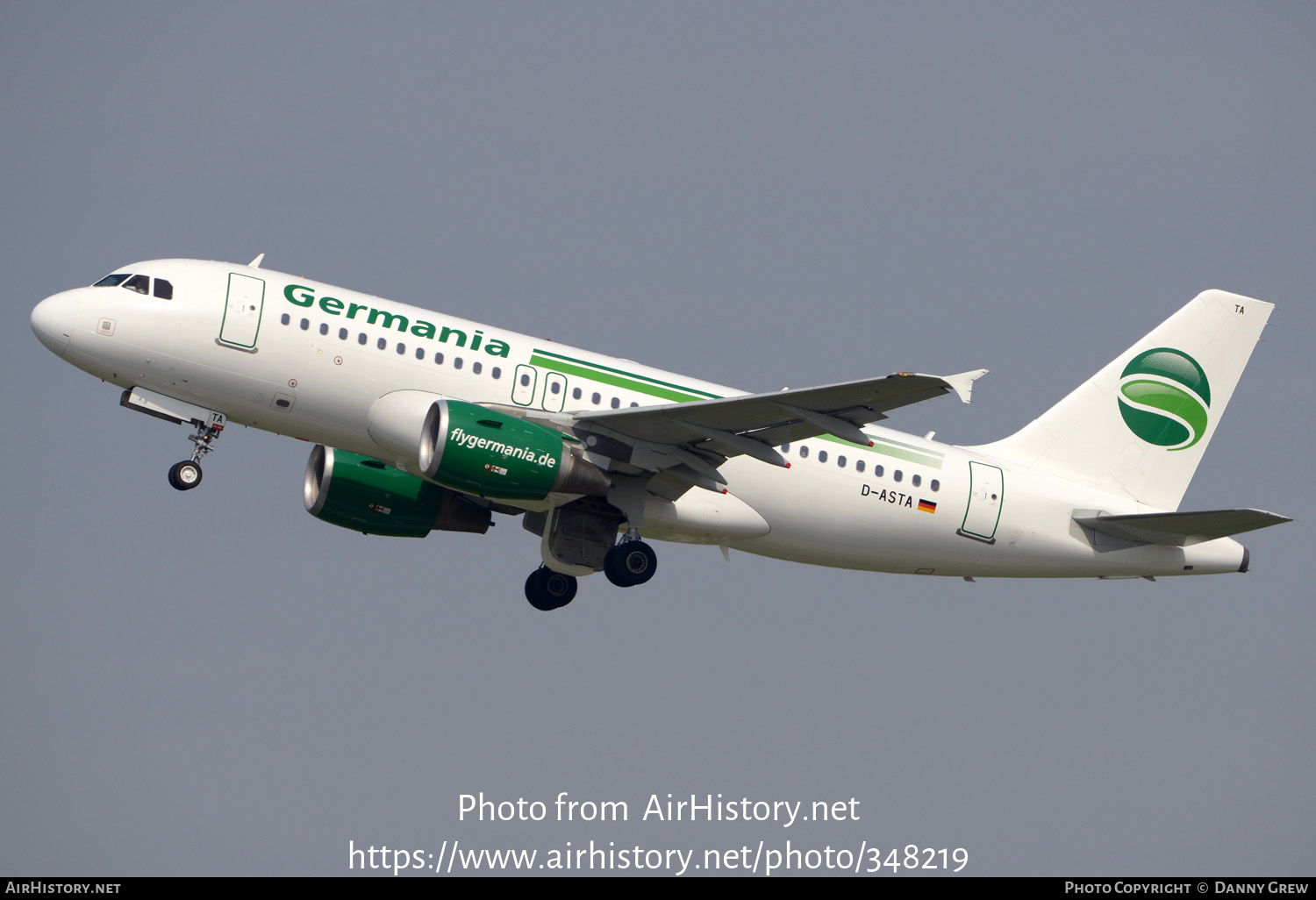 Aircraft Photo of D-ASTA | Airbus A319-112 | Germania | AirHistory.net #348219