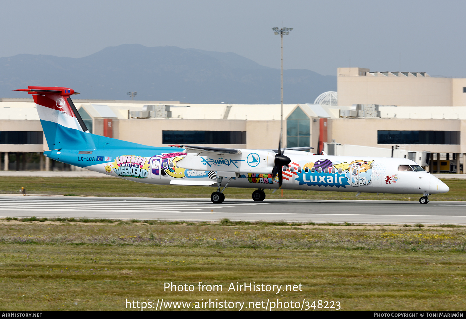 Aircraft Photo of LX-LQA | Bombardier DHC-8-402 Dash 8 | Luxair | AirHistory.net #348223