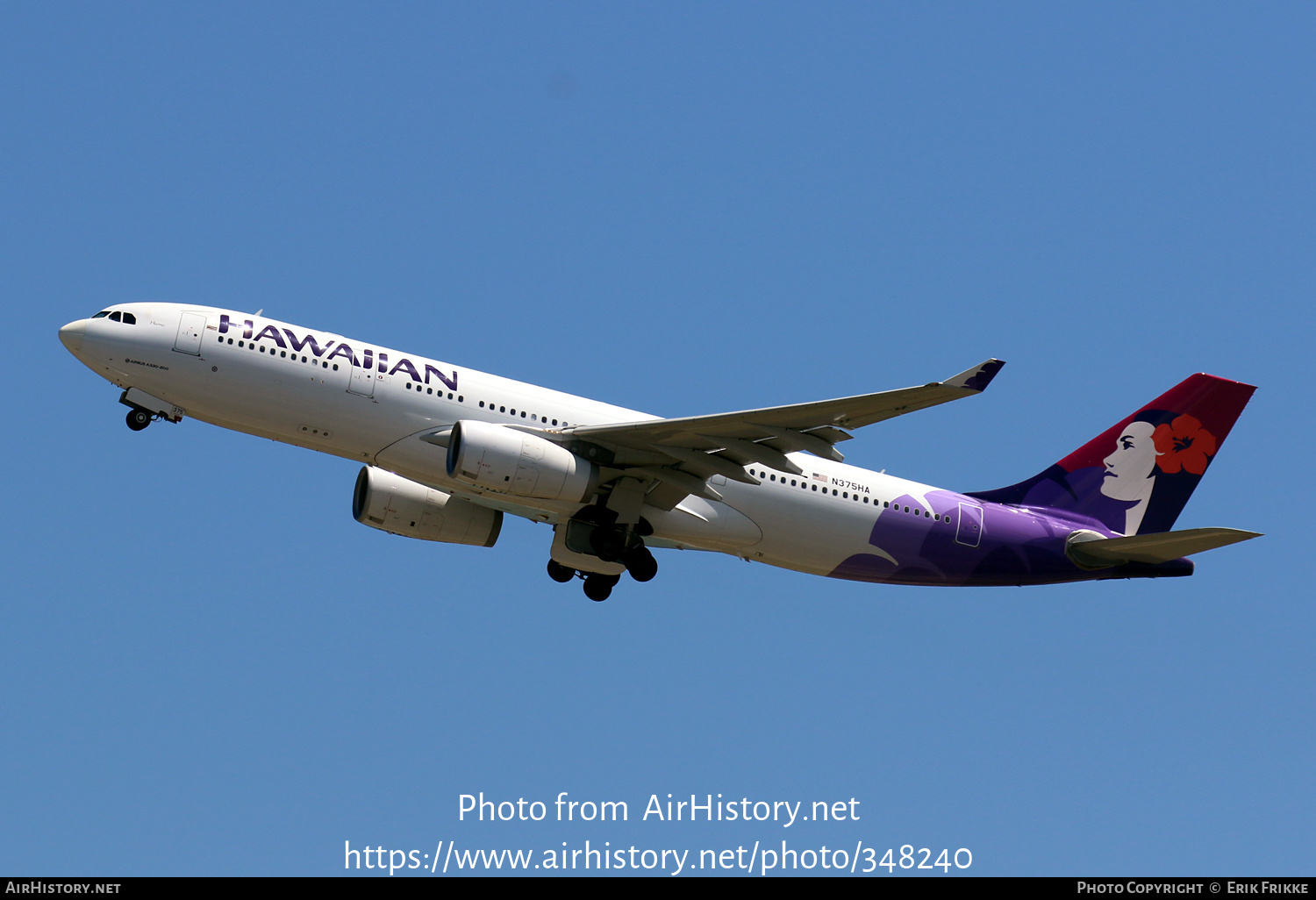 Aircraft Photo of N375HA | Airbus A330-243 | Hawaiian Airlines | AirHistory.net #348240