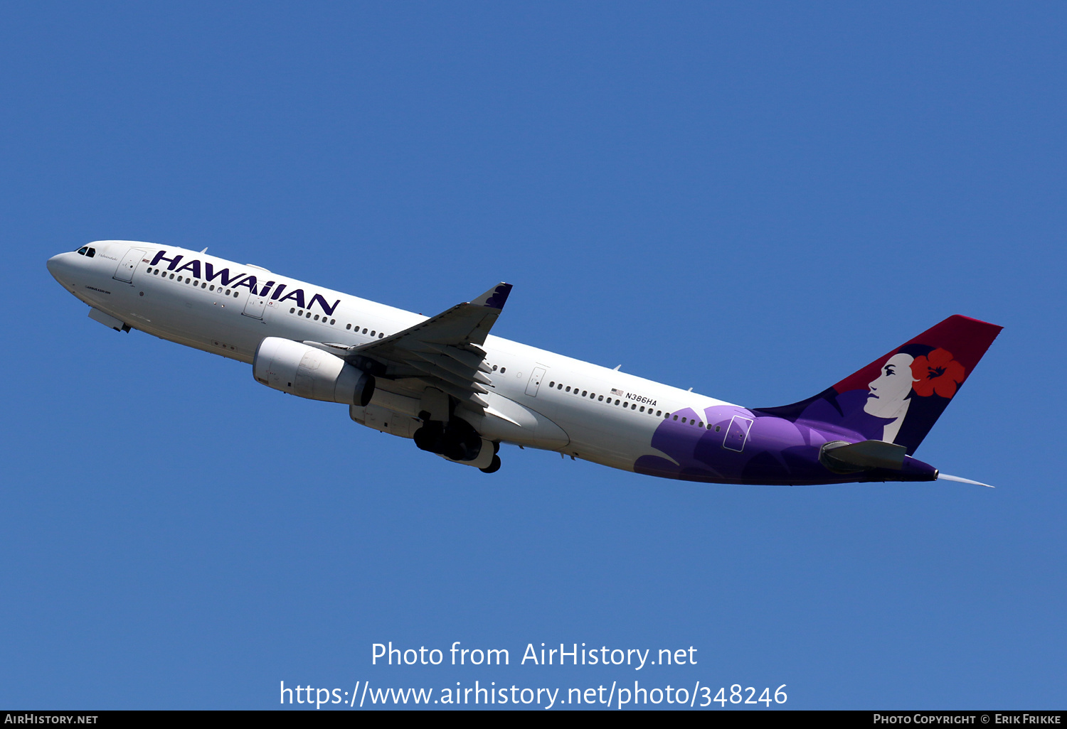 Aircraft Photo of N386HA | Airbus A330-243 | Hawaiian Airlines | AirHistory.net #348246