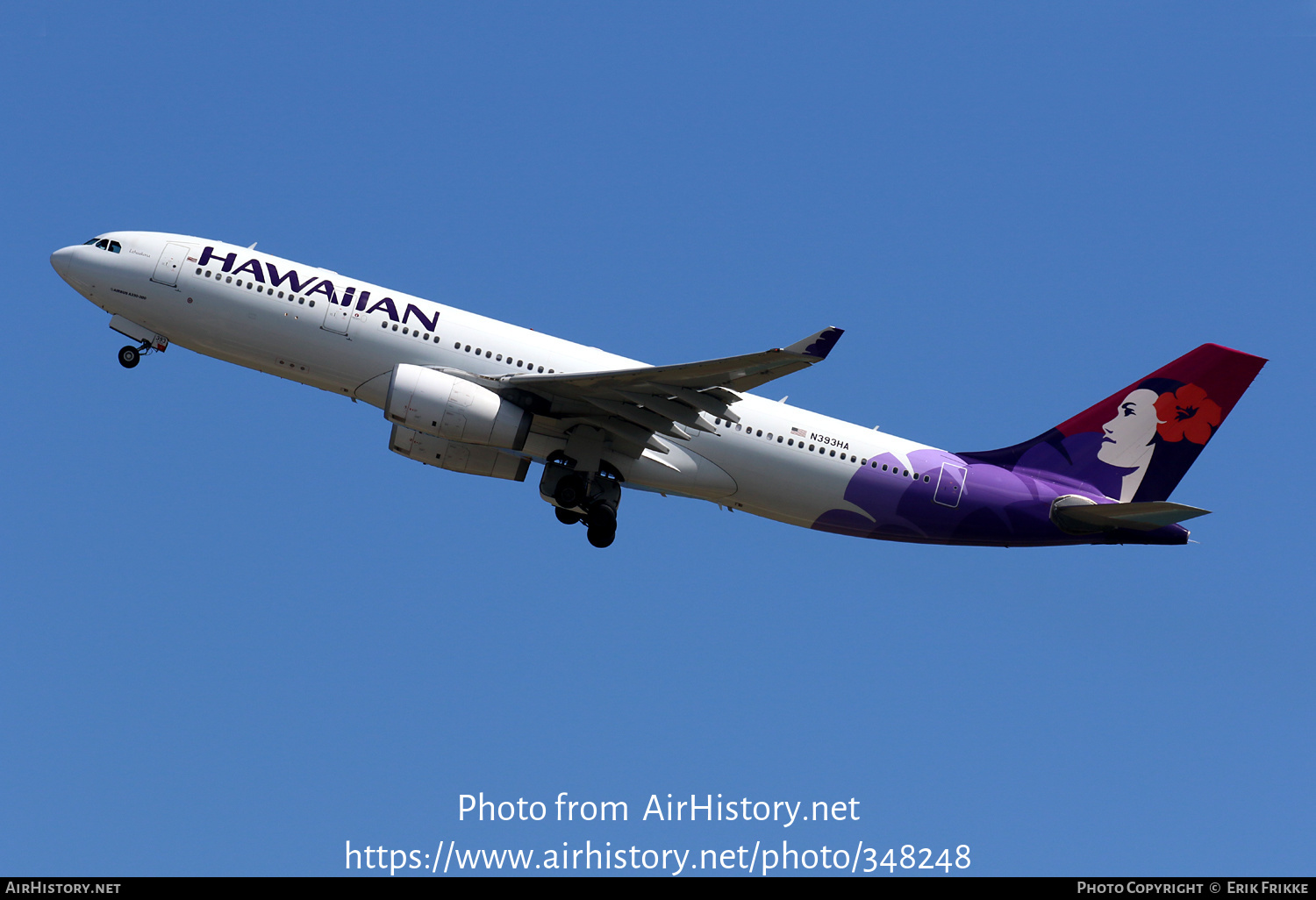 Aircraft Photo of N393HA | Airbus A330-243 | Hawaiian Airlines | AirHistory.net #348248