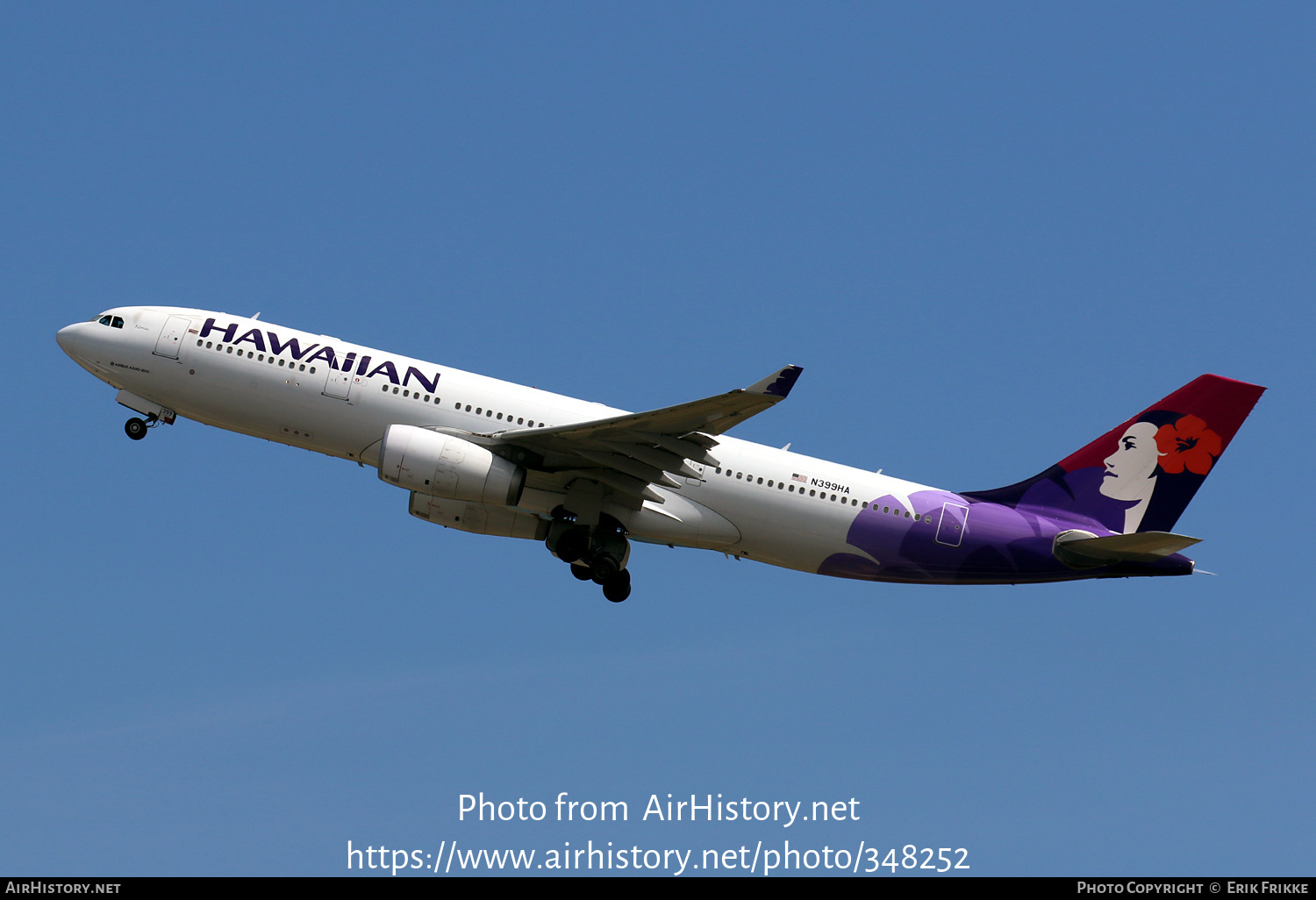 Aircraft Photo of N399HA | Airbus A330-243 | Hawaiian Airlines | AirHistory.net #348252