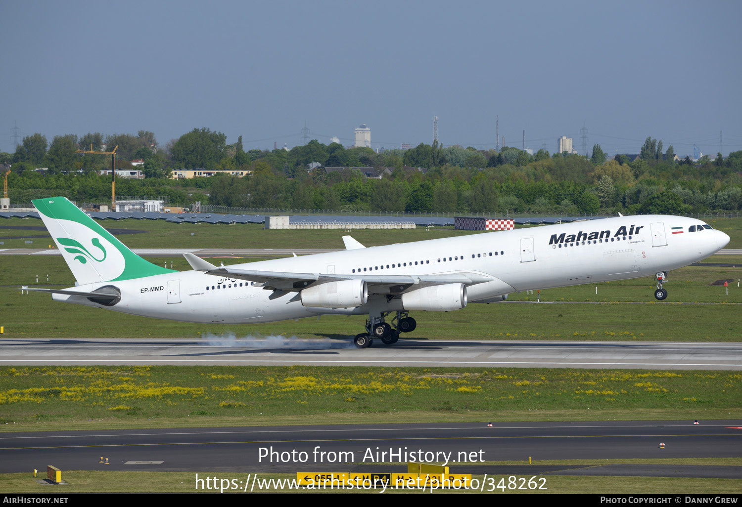 Aircraft Photo of EP-MMD | Airbus A340-313 | Mahan Air | AirHistory.net #348262