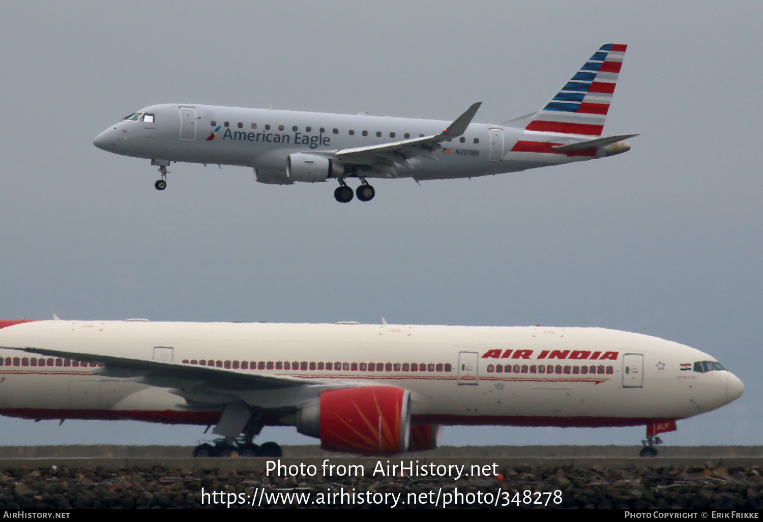 Aircraft Photo of N201NN | Embraer 175LR (ERJ-170-200LR) | American Eagle | AirHistory.net #348278